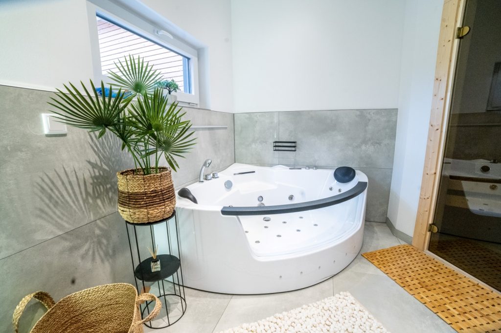 Seeferienhaus Suesser See Bad mit Jacuzi